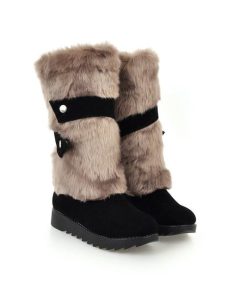 Bohemian Fur Boots