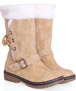 Winter Suede Padded Boots